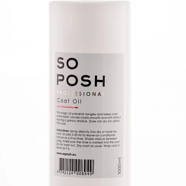 SO POSH Coat Oil - 1000ml  - MHD 11.26